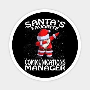 Santas Favorite Communications Manager Christmas Magnet